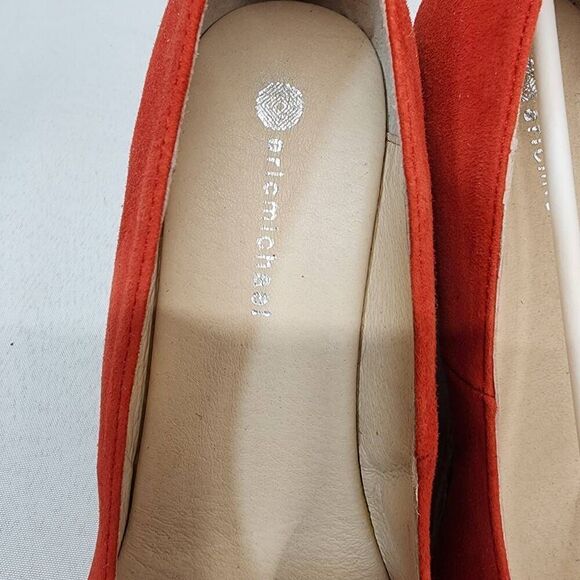 Eric Michael TEVA Size EU 40 US 9.5 Women's Red Suede Espadrilles Wedge Heels Sa - Picture 9 of 11